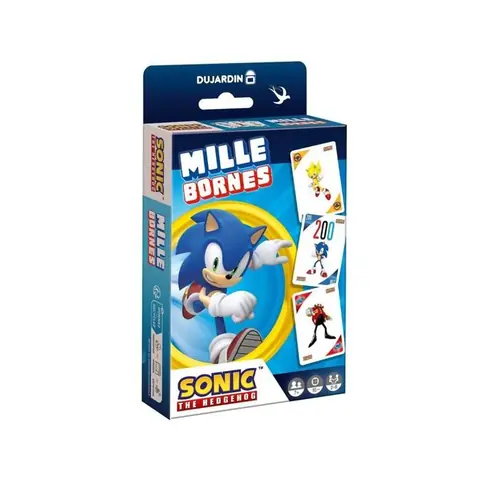 Jeu de carte - DUJARDIN - Miles Bornes Pocket Sonic - Edition limitée - Multicolore - 2 à 8 joueurs