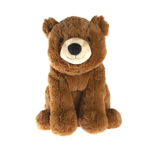 Peluche Bouillotte Ours Brun - Made in France
