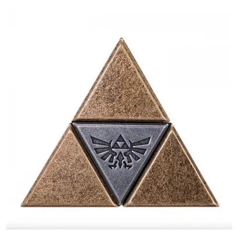 Casse-tête - GIGAMIC - Hanayama Huzzle Zelda Triforce - 4 éléments - Métal - À partir de 8 ans