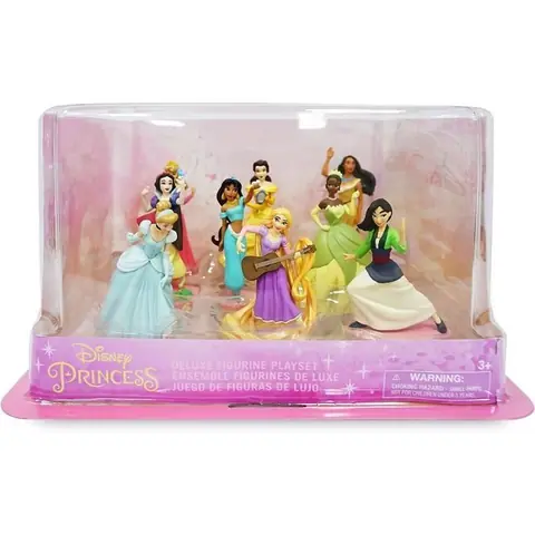 Figurines - DISNEY - Coffret de luxe Disney 9 Figurines - 9 personnages - Licence officielle - Multicolore