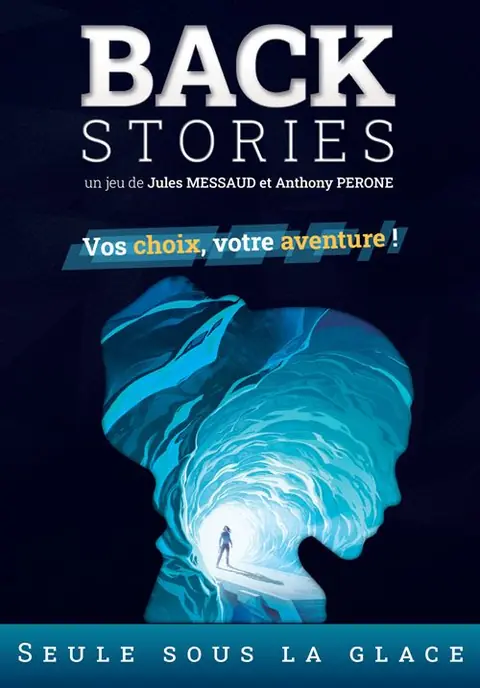 Jeu d'enquête La boîte de jeu Backstories Seule sous la glace