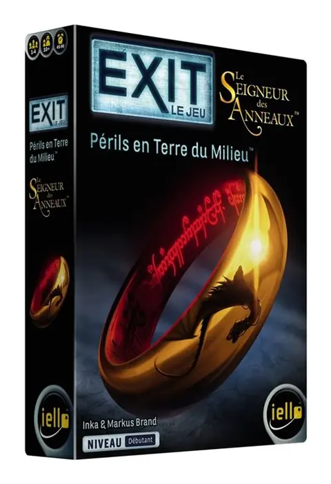 Jeu d'escape game Iello Exit Le Seigneur des Anneaux