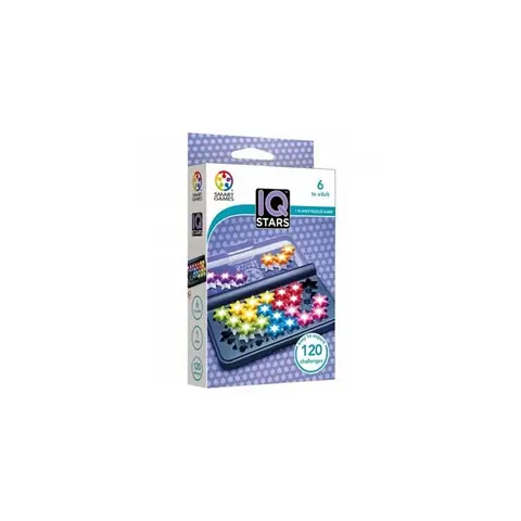 Jeu de logique et de réflexion abstrait - SMART GAMES - Casse-tête IQ STARS - Enfant - Multicolore - 120 pièces