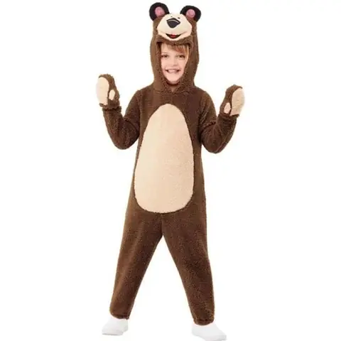 Déguisement Michka - Masha et Michka garçon - FUNIDELIA - 100% Polyester - Marron