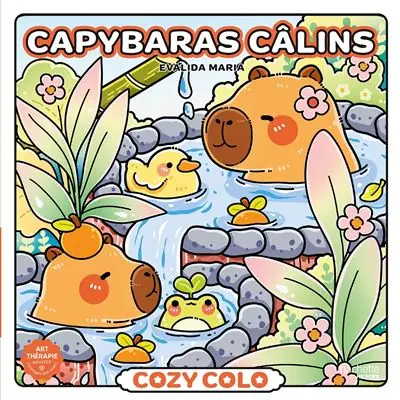 Cozy Colo - Capybaras câlins - Evalida Maria - Hachette Heroes - broché - Livre-jeu