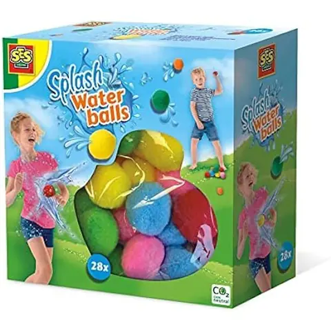 Jouet deau - SES - Splash-balles deau - Couleurs vives - Extérieur - Mixte