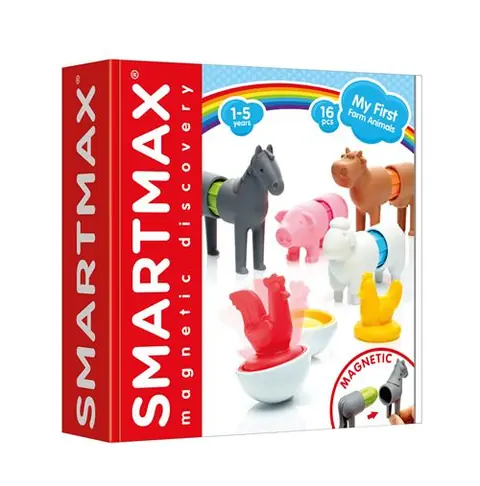 Jeu de construction magnétique Smartmax Les Animaux de la ferme