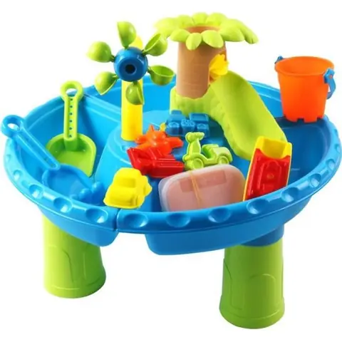 Table de Sable et Eau - MARSEE - Jouet Enfant - 22 Accessoires - Activités de Plage - Mixte