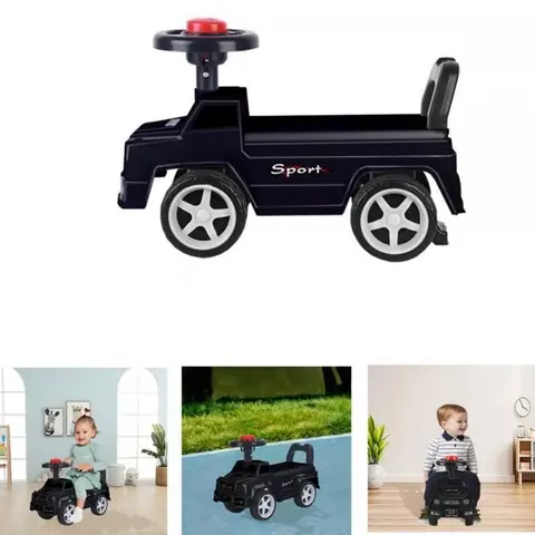 Voiture Jouet 4 en 1 pour Bébé - XUANYU -  Scooter Voiture à Bascule Voiture Tournante et Trotteur - Noir