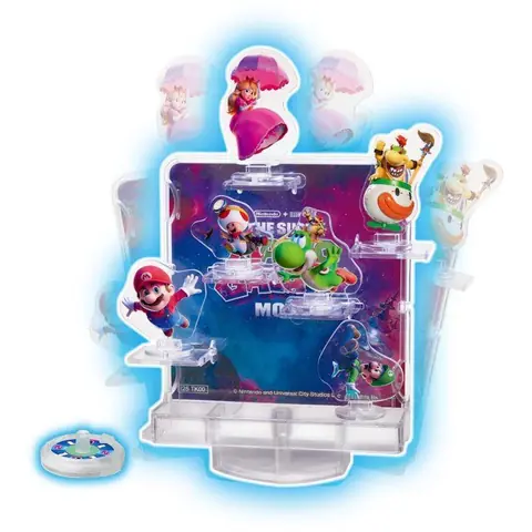 The Super Mario Bros. Movie 2 Balancing Galaxy Stage - Jeu daction et de réflexion - MARIO - 1 à 2 joueurs - Dès 4 ans