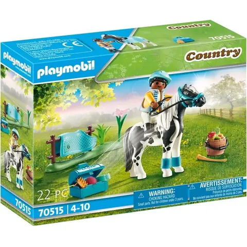 PLAYMOBIL - 70515 - Cavalier et poney Lewitzer