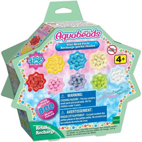 Aquabeads - Recharge perles étoiles pour assembler des créations étonnantes
