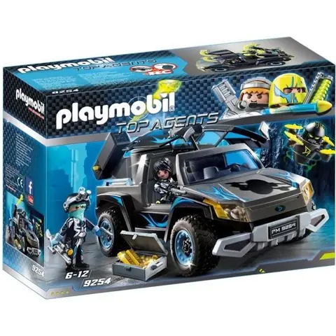 PLAYMOBIL - Les Top Agents - 4x4 des Agents du Dr.Drone - Plastique - A partir de 6 ans