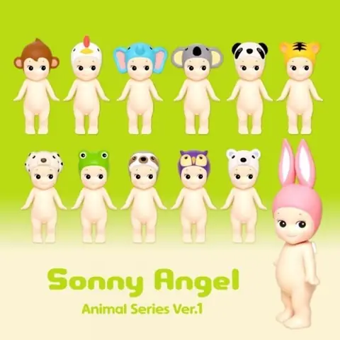 Figurine bébé - SONNY ANGEL - Série Animal 1 v2 - Résine - 75-95 cm - Boîte surprise