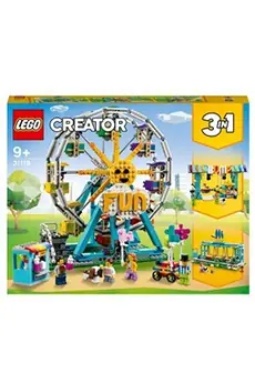 LEGO® 31119 Creator 3-en-1 La grande roue avec Petites Voitures, Fête Foraine, Jouet Enfant 9+ ans