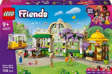 LEGO® Friends 42671 Café des plantes et Kiosque à fleurs