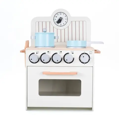 Cuisine pour Enfants Montessori - Robincool - Little Chef - Bois Écologique - Horloge et Accessoires