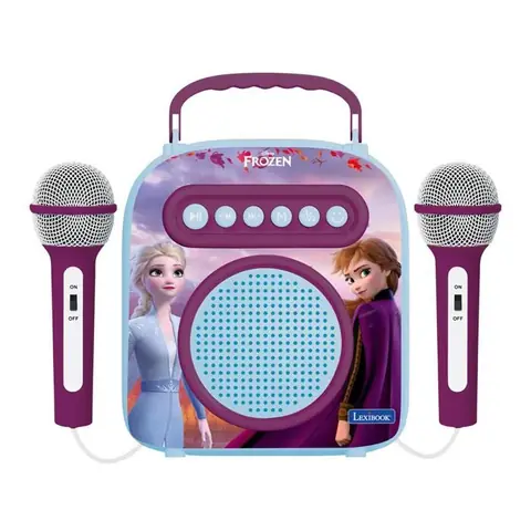 Karaoké enfant - LEXIBOOK - Mon Karaoke Secret Portable Reine des Neiges - Fonction karaoké et enceinte portable