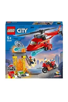 LEGO City 60281 L'hélicoptère de secours des pompiers