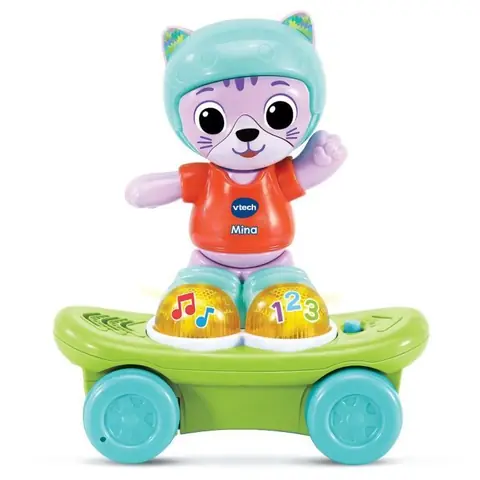 Vtech Baby Mina Mon Chat Rouligolo - Jouet d'éveil à pousser