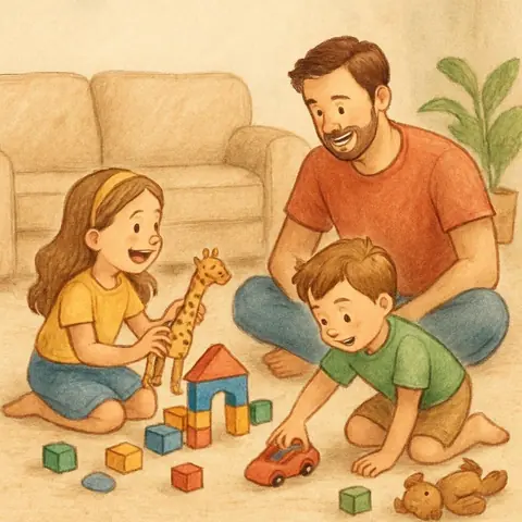 Encourager le jeu libre : guide pour s'effacer tout en restant un parent présent