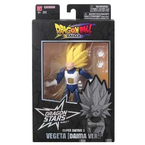 Figurine Dragon Stars 17 cm - BANDAI - Dragon Ball Daima - Super Saiyan 3 Vegeta - Vegeta SSJ3 - Licence Officielle Dragon Ball