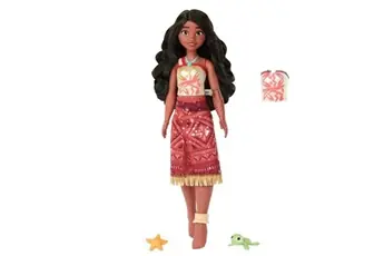 Poupée Vaiana Nageuse  Vaiana 2  Corsage qui change de couleur  Disney Moana  JFF0