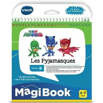 VTECH - Livre Interactif Magibook - Les Pyjamasques