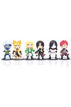 Set de 6 pièces Figurine Naruto 9-10cm style#D