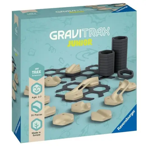 GraviTrax JUNIOR Set dextension Rails - My Trax 35 pièces - Circuits de billes - dès 3 ans - 27401 - Ravensburger