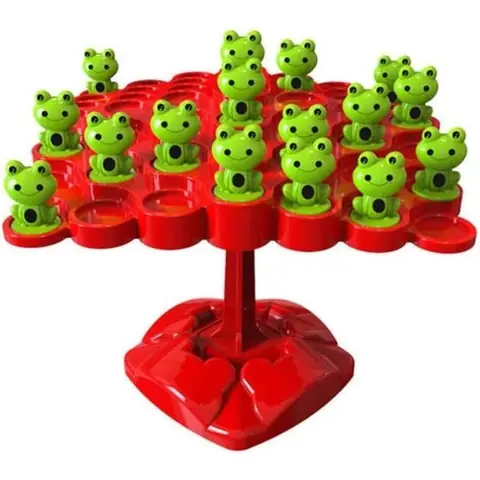 Jeu de société - ÉQUILIBRÉ - Grenouille darbre - Cadeau éducatif - 2 joueurs - Pour enfants à partir de 3 ans