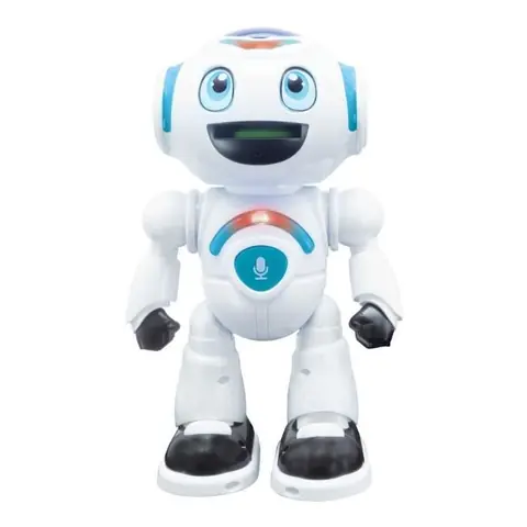 LEXIBOOK - POWERMAN® MASTER Robot Programmable - Quiz, Musique, Jeux, lancer de disque et télécommande (Français)