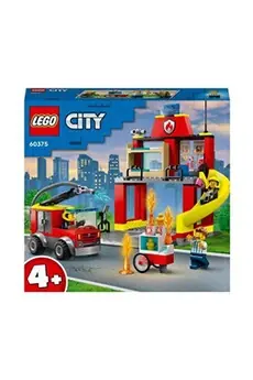 LEGO City 60375 La caserne et le camion des pompiers