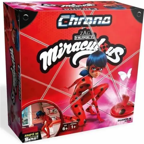 CHRONO MIRACULOUS - Jeu dadresse - DUJARDIN - Devenez LadyBug et évitez les fils avec votre yoyo dans ce jeu palpitant !