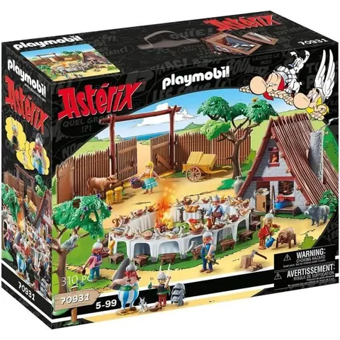 PLAYMOBIL 70931 Le banquet du village Astérix Personnages de la BD Dès 5 ans