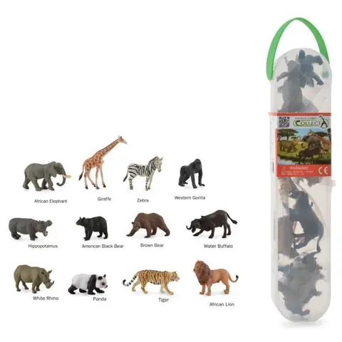 Figurine Animaux Sauvages Collecta - Modèle Miniature - Jouet pour Enfant - Multicolore