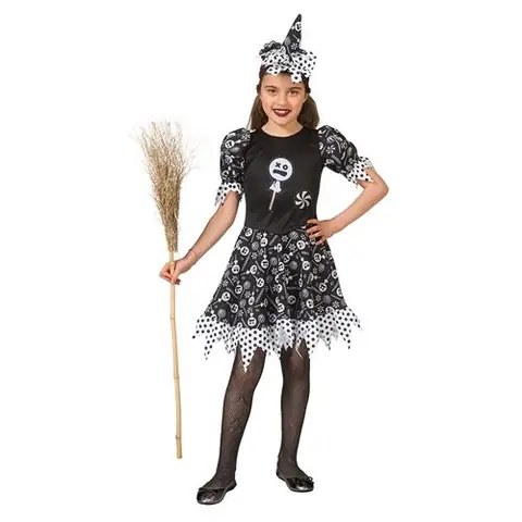 déguisement sorcière bonbons bébé - 3/4 ans - noir - funny espa 404289-98