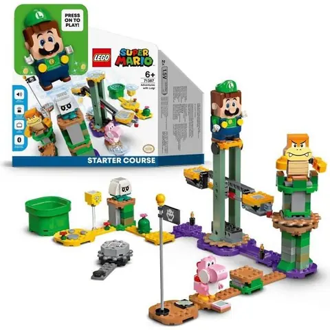 LEGO® 71387 Super Mario Pack de Démarrage Les Aventures de Luigi Jeu Interactif de Construction