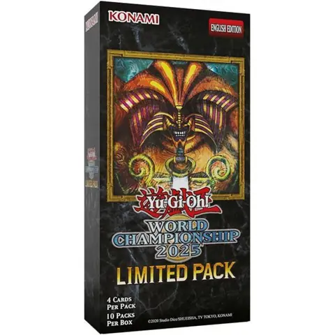 Booster box - INNELEC - WCS 2025 Limited Pack - Display 10 boosters de 4 cartes - 20 Ultra/Secret Rare - Exodia lInterdit exclusif