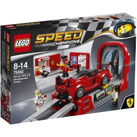 LEGO® Speed Champions - Ferrari - 75882 Le Centre de la Ferrari - Jouet de construction - Mixte