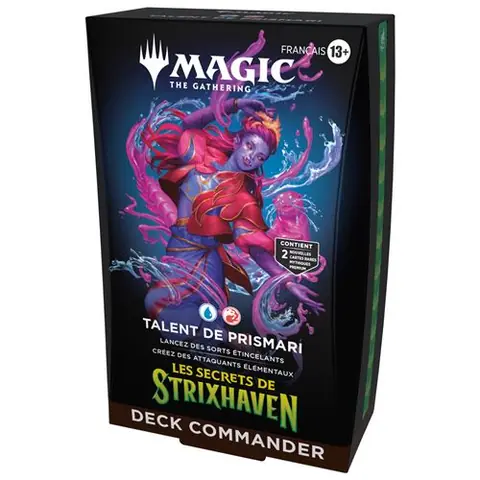 Cartes à collectionner Magic The Gathering Deck Commander Les secrets de Strixhaven Talent de Prismari