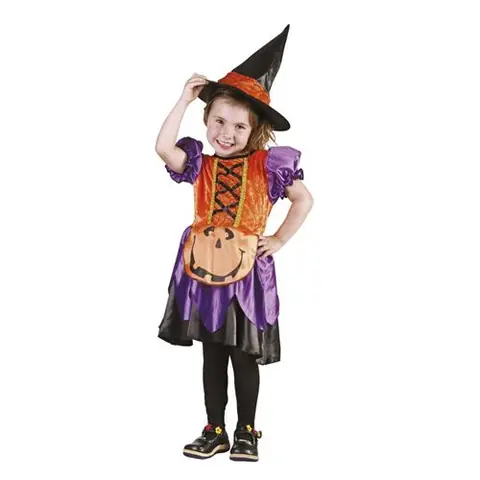Déguisement Sorcière Citrouille Enfant 3/4 Ans Jaune 78088