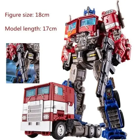 Optimus Prime TransDevices Jouets pour Enfants Alliage de Voiture Robot Figurine en Plastique Figurine Ani