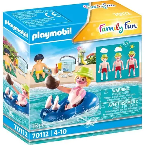 Family Fun Vacancier avec coups de soleil et bouée