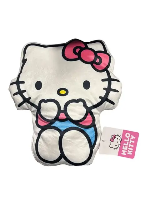 Peluche coussin Hello Kitty 36 cm - douceur Sanrio