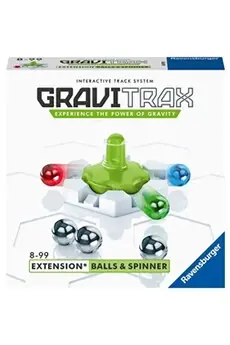 GraviTrax Bloc d'action Balls & Spinner - Jeu de construction STEM - Circuit de billes créatif - Ravensburger- dès 8 ans