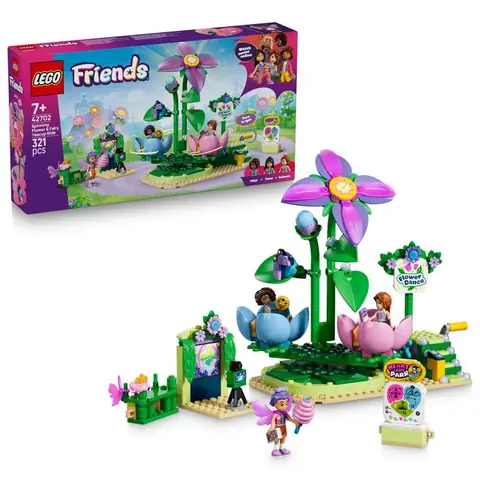 LEGO Friends 42702 La Fleur Tournoyante et les Tasses à Thé Féériques - Jouet dès 7 ans