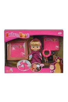 Playset Poupée Masha photographe avec accessoires et flash photo