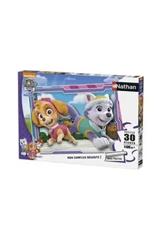 PAT' PATROUILLE Puzzle 30 pièces - Stella et Everest - Nathan - Puzzle Enfant + Poster - Dès 4 ans