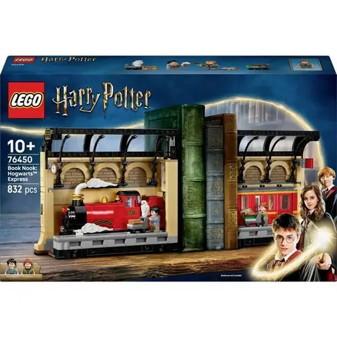 Jouet - LEGO HARRY POTTER - 76450 - Support de livre - Poudlard Express - Figurines incluses